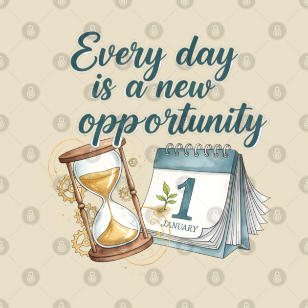 A New Day A New Opportunity by Creatifly Graphic Tees