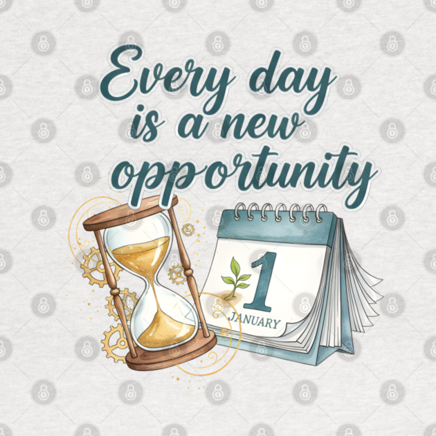 A New Day A New Opportunity by Creatifly Graphic Tees