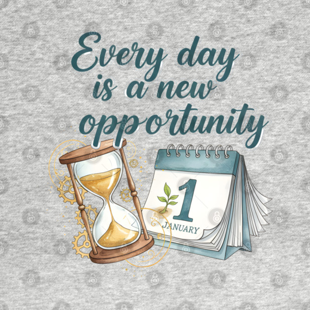A New Day A New Opportunity by Creatifly Graphic Tees