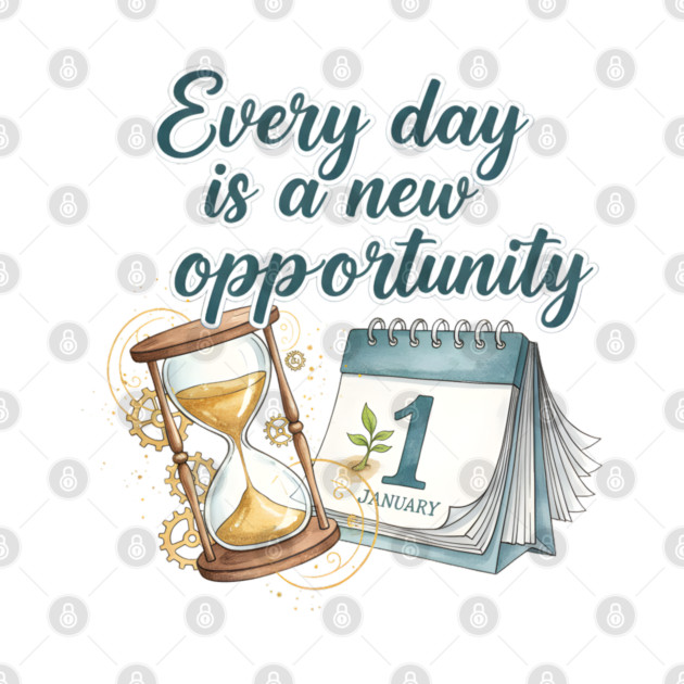 A New Day A New Opportunity by Creatifly Graphic Tees
