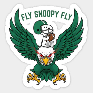 FLY SNOOPY FLY - Philadelphia Eagles Magnet