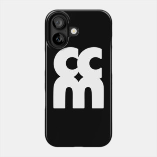 CCM White Brand Mark Phone Case