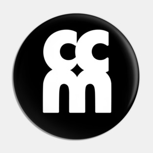 CCM White Brand Mark Pin