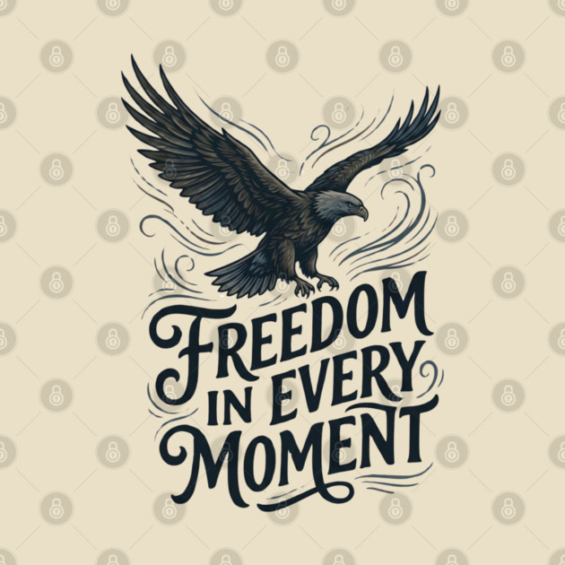 Freedom in Every Moment by Creatifly Graphic Tees