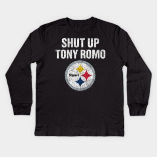 Shut Up Tony Romo Kids Long Sleeve T-Shirt