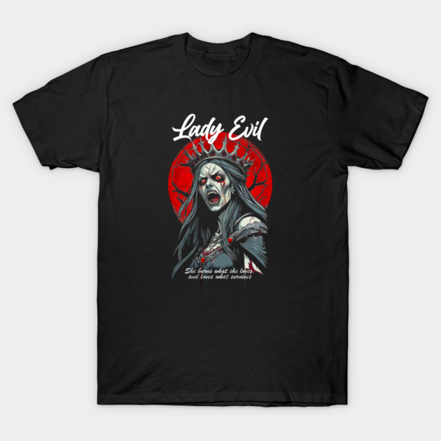 LADY EVIL T-Shirt by artslaves