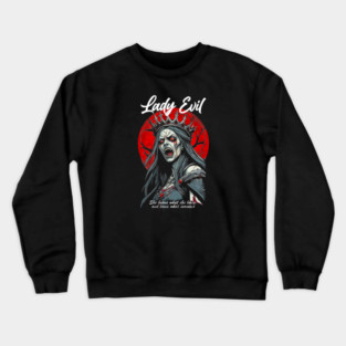 LADY EVIL Crewneck Sweatshirt
