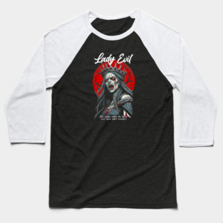 LADY EVIL Baseball T-Shirt