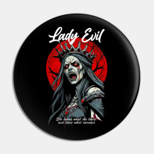 LADY EVIL Pin