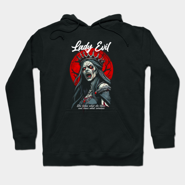 LADY EVIL Hoodie by artslaves