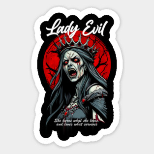 LADY EVIL Sticker