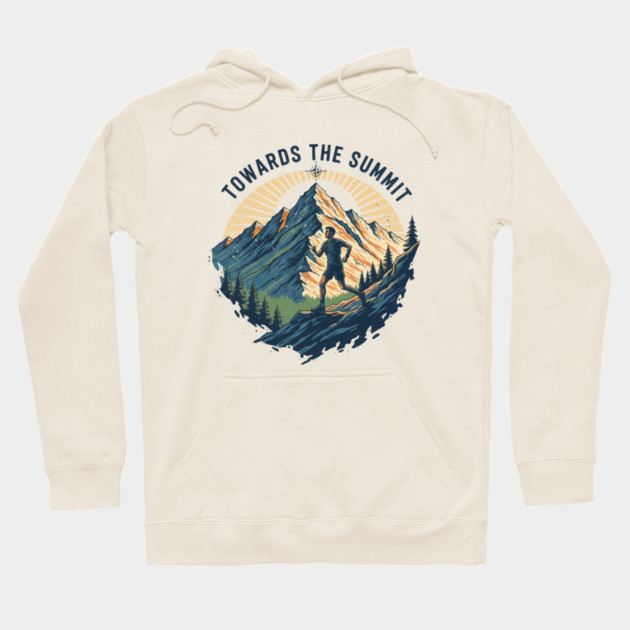 Towards the Summit Hoodie by Creatifly Graphic Tees