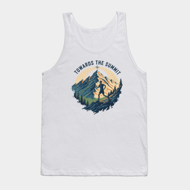 Towards the Summit Tank Top by Creatifly Graphic Tees
