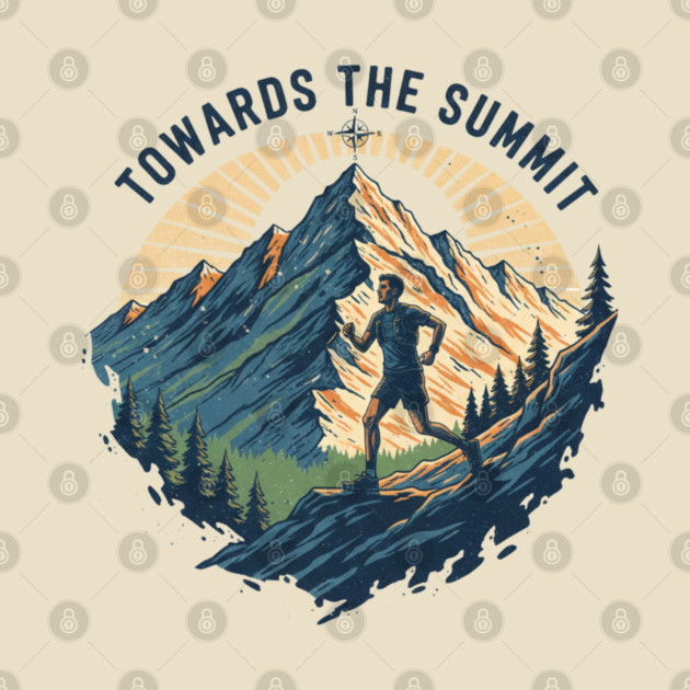 Towards the Summit by Creatifly Graphic Tees