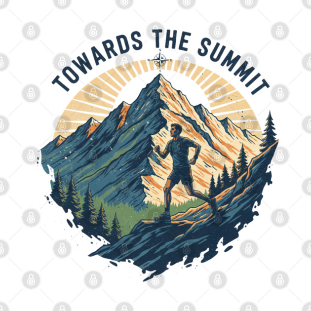Towards the Summit by Creatifly Graphic Tees