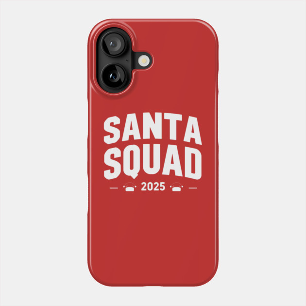 Santa Squad 2025 Matching Christmas Phone Case by Ink Lines