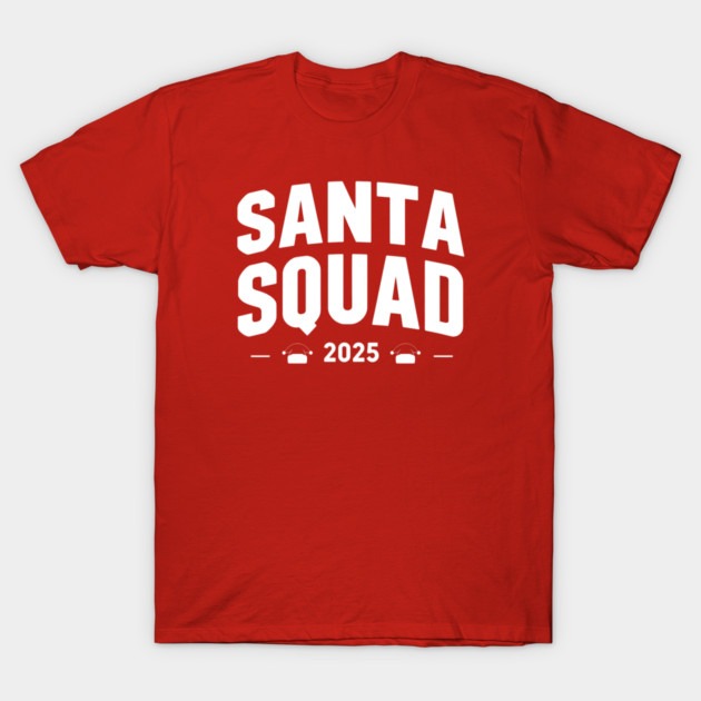 Santa Squad 2025 Matching Christmas T-Shirt by Ink Lines