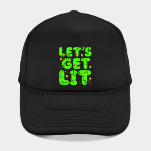 Let’s Get Lit Christmas Lights Hat