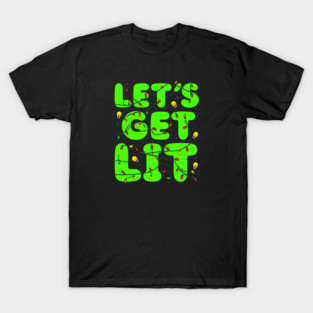 Let’s Get Lit Christmas Lights T-Shirt