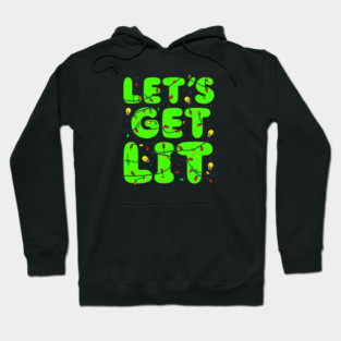 Let’s Get Lit Christmas Lights Hoodie
