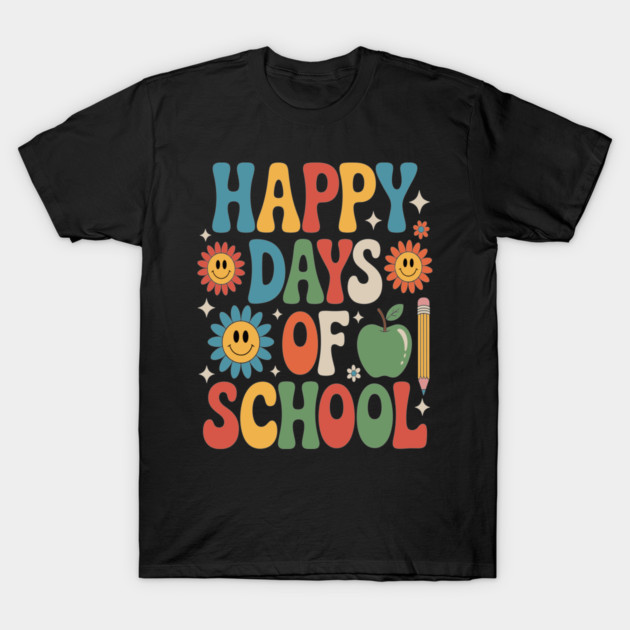 Happy 100 Days of School T-Shirt by nimpo_hymno
