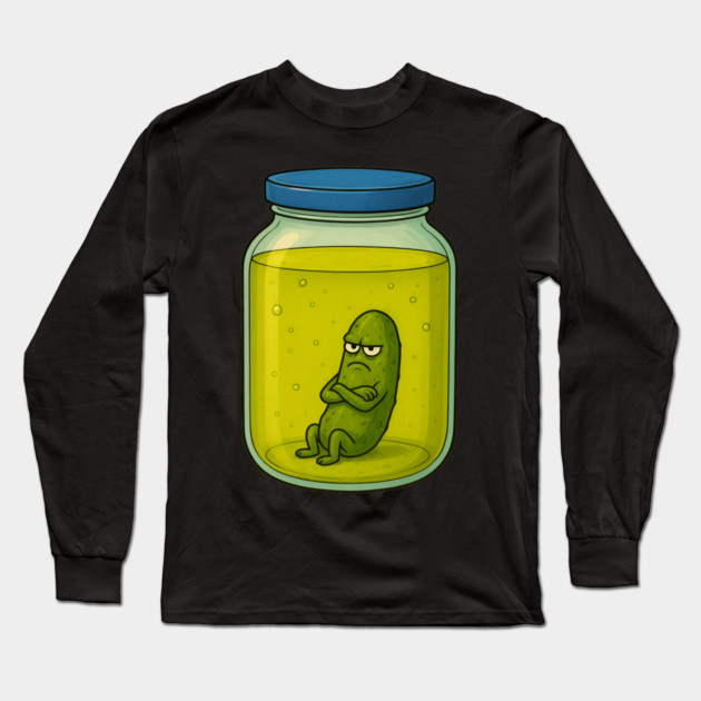 The Last Pickle… Long Sleeve T-Shirt by Demian Stipatio