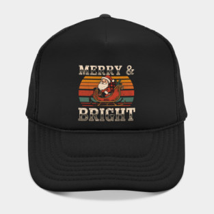 Merry & Bright Vintage Santa Sleigh Hat