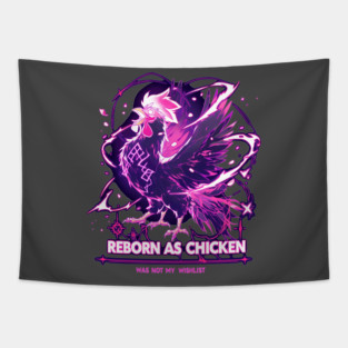 isekai chicken Neon - Unknown Tapestry