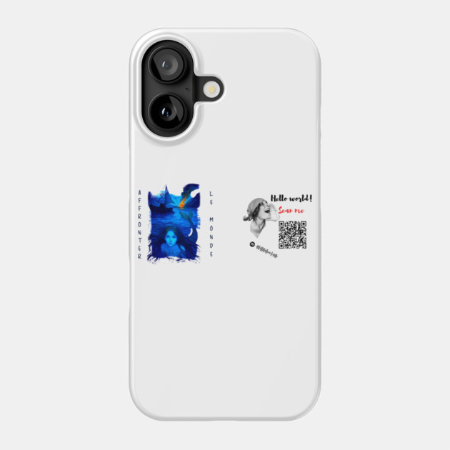 Gringus2000 Romy "Affronter Le Monde" Phone Case by Art4Music