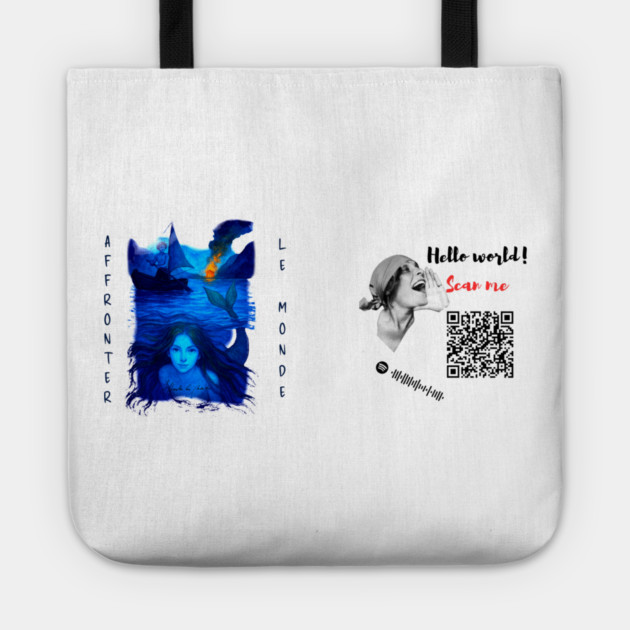 Gringus2000 Romy "Affronter Le Monde" Tote by Art4Music