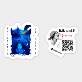 Gringus2000 Romy "Affronter Le Monde" Sticker