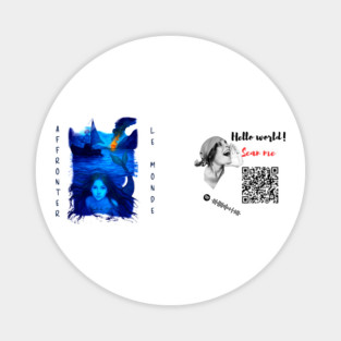 Gringus2000 Romy "Affronter Le Monde" Magnet