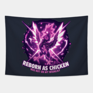 isekai chicken Neon - Unknown Tapestry