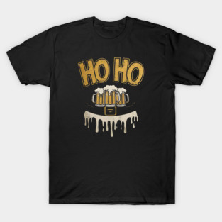 Ho Ho Ho Beer Mugs Christmas T-Shirt