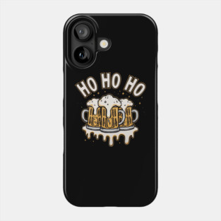 Ho Ho Beer Funny Christmas Drinking Phone Case
