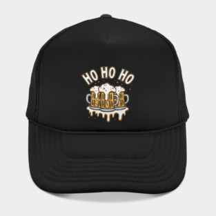 Ho Ho Beer Funny Christmas Drinking Hat