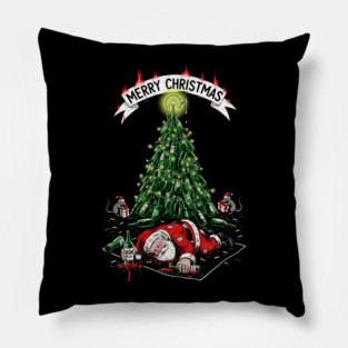 Drunk Santa Claus Pillow