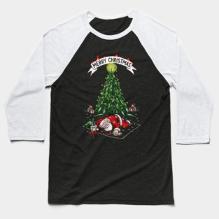 Drunk Santa Claus Baseball T-Shirt