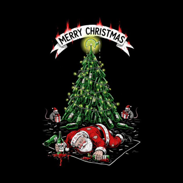 Drunk Santa Claus by Dr. Cork