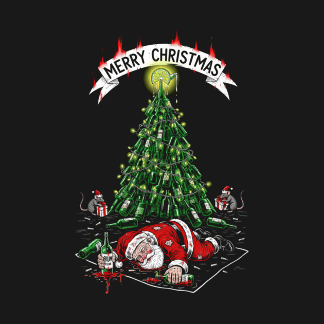 Drunk Santa Claus by Dr. Cork