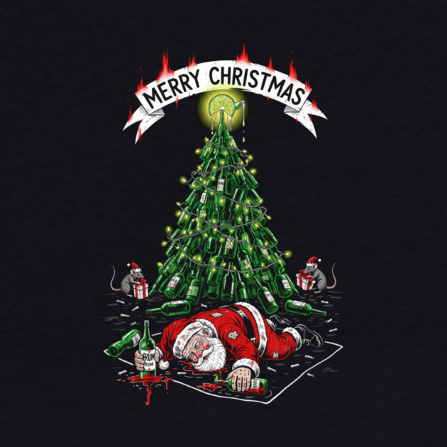 Drunk Santa Claus by Dr. Cork