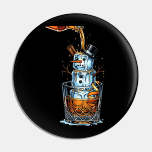 Old Fashioned Snowman Pin