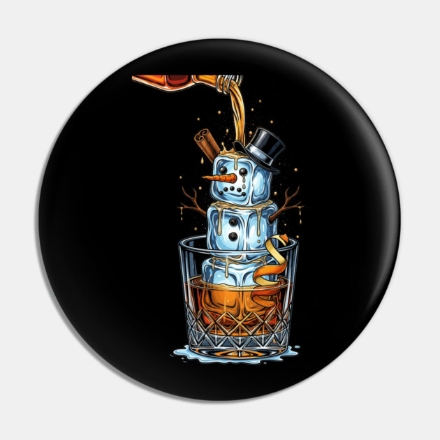 Old Fashioned Snowman Pin by Dr. Cork