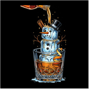 Old Fashioned Snowman Posters and Art