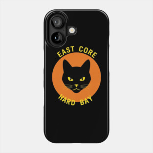 East Core Hard Bay Black Cat Phone Case