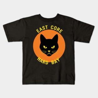 East Core Hard Bay Black Cat Kids T-Shirt