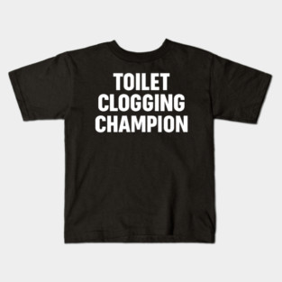 Toilet Humor Kids T-Shirt