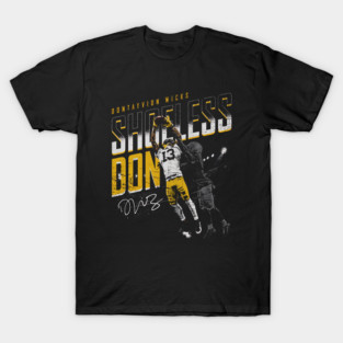 Dontayvion Wicks Green Bay Shoeless Catch T-Shirt