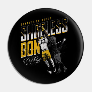 Dontayvion Wicks Green Bay Shoeless Catch Pin