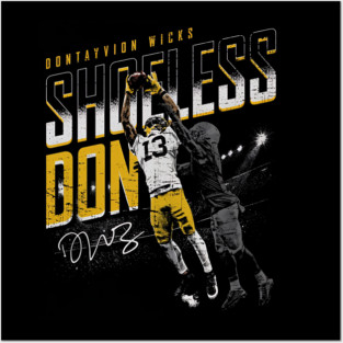 Dontayvion Wicks Green Bay Shoeless Catch Posters and Art